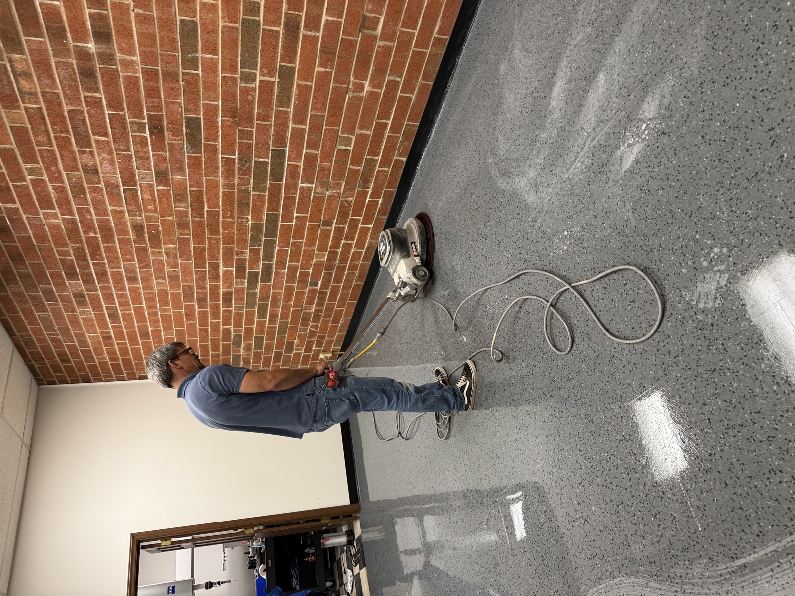 Admix high-performance flooring and finish coating